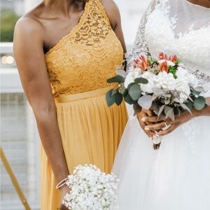 Burnt orange David’s bridal size 10 dress